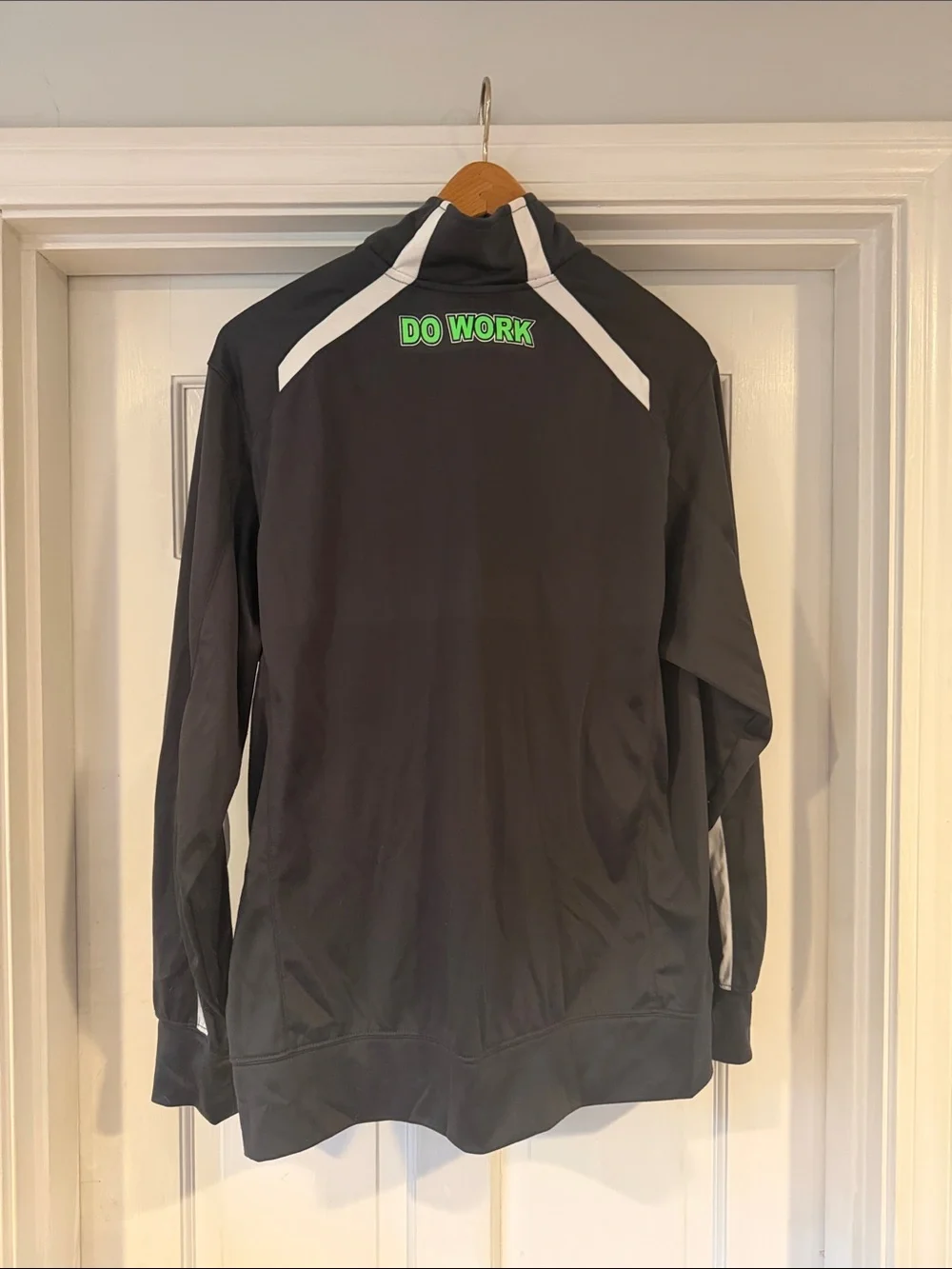 Nike Black & White Wolfpack Basketball Track Jacket